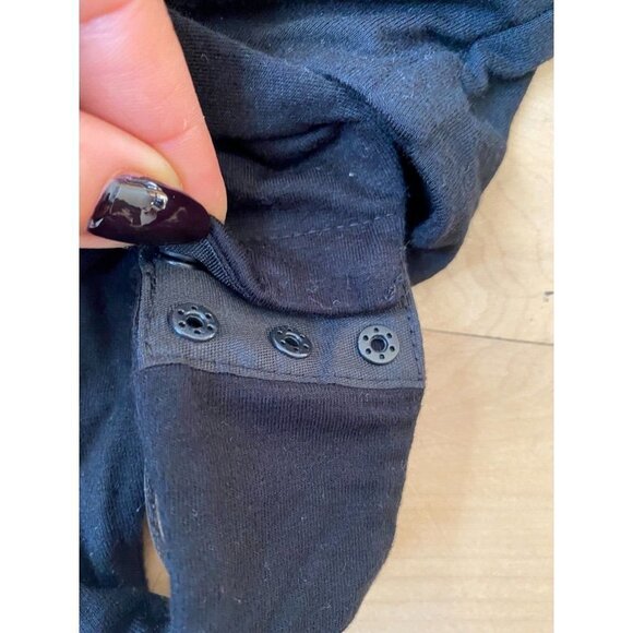 RE Ona Black BNWOT Womens One Shoulder Bodysuit Sz Xsmall - Picture 5 of 7